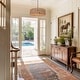 preview thumbnail 4 of 11, 5-Light Rattan Drum Chandelier Coastal Island Pendant Light for Dining Room - 26" W x 9.8" H