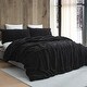 preview thumbnail 1 of 4, Oh Em Gee - Coma Inducer® Oversized Comforter Set - Black Oversized King