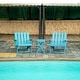 preview thumbnail 4 of 172, Shoreline Fully Assembled All-Weather HDPE Outdoor Folding Modern Adirondack Chair