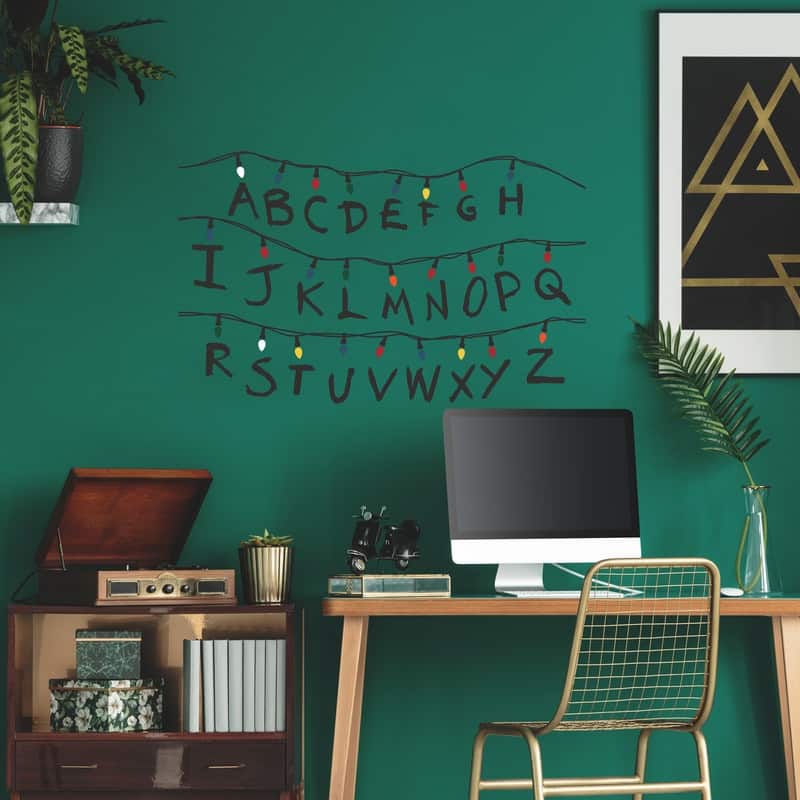 Netflix Stranger Things Christmas Light Peel And Stick Giant Wall