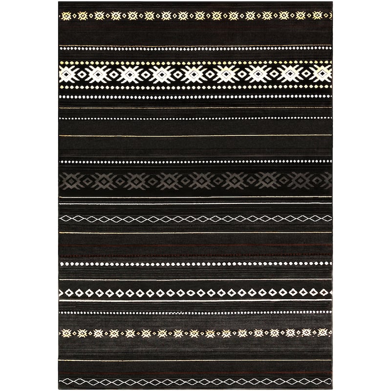 The Curated Nomad Zanjero Southwestern Aztec Area Rug