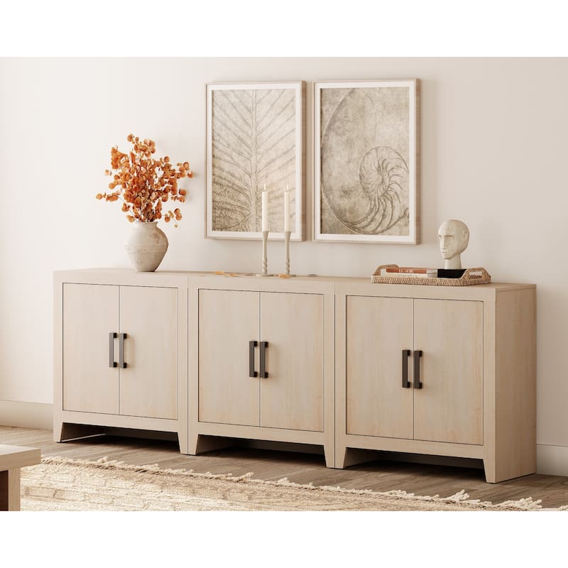 WAMPAT Farmhouse Buffet Cabinet , Versatile Sideboard for Kitchen, Dining & Living Room
