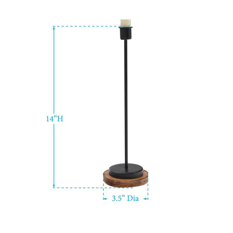 Split P Tall Urban Farmhouse Taper Holder - 3.5 x 3.5 x 14