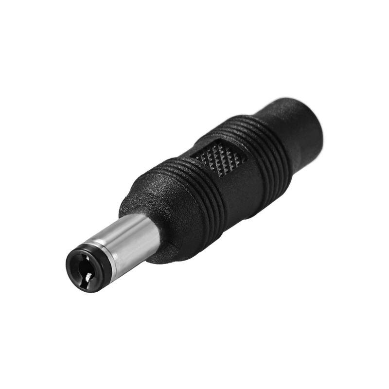 DC Converter 5.5x2.1mm Male to 3.5x1.35mm Female Connector 20Pcs - Black - 5.5x2.1mm M to 3.5x1.35mm F 20Pcs