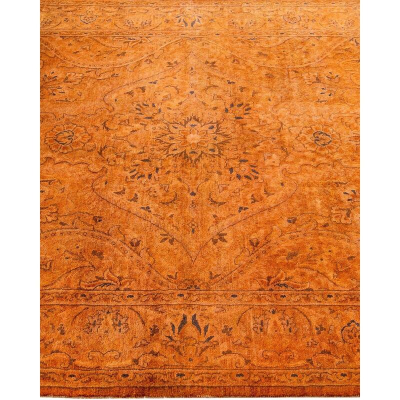 Fine Vibrance, One-of-a-Kind Hand-Knotted Area Rug - Brown, 4' 1" x 6' 3" - 4' 1" x 6' 3"