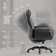 preview thumbnail 6 of 16, Eureka Ergonomic Leather Executive Swivel Office Chair Adjustable Home Sofa Chair, High Back Pillow Back