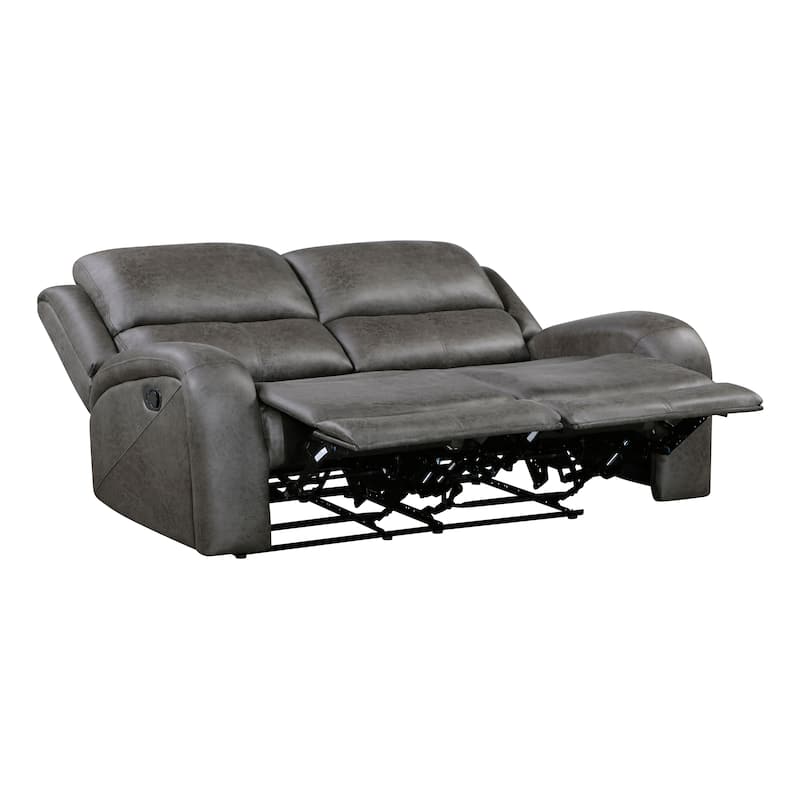 Fremont & Park Mabel Polished Microfiber 2-Piece Manual Reclining Sofa Set
