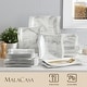 preview thumbnail 27 of 49, MALACASA Flora Porcelain Wavy Modern Dinnerware Set (Service for 6)