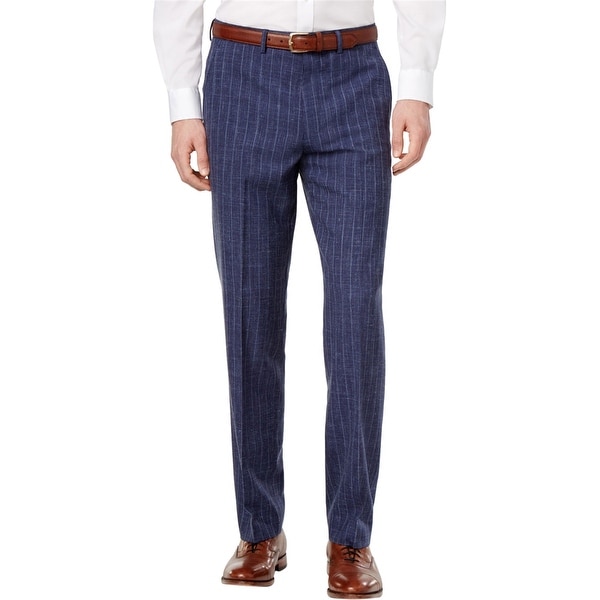 Ryan Seacrest Mens Chalk Stripe Dress Pants Slacks. Opens flyout.