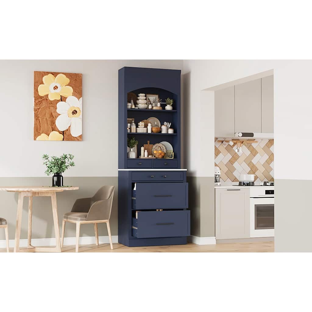 Modern 83.7inch High Kitchen Pantry