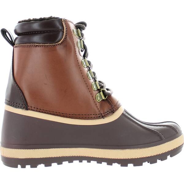 Shop Bamboo Womens Blizzard 04 Lace Up Winter Fashion Duck Boots