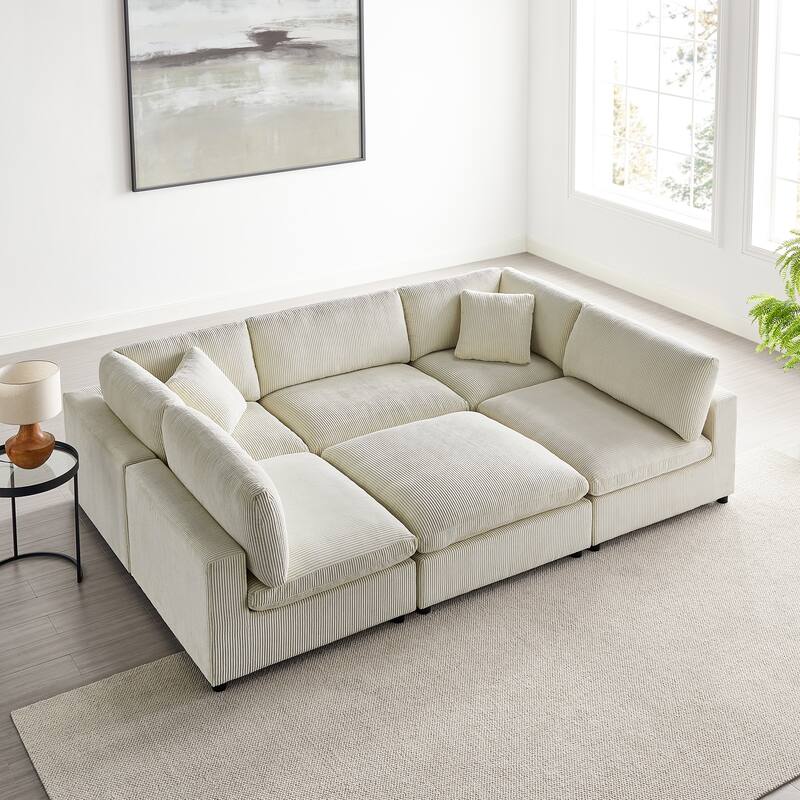 Cambrai Modular 6-Piece Nest Sectional by Greyson Living