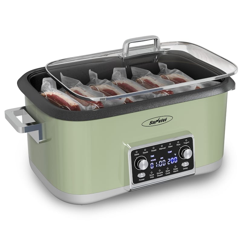 12-in-1 Digital Programmable Slow Cooker, 8 Quart Multi-Cooker