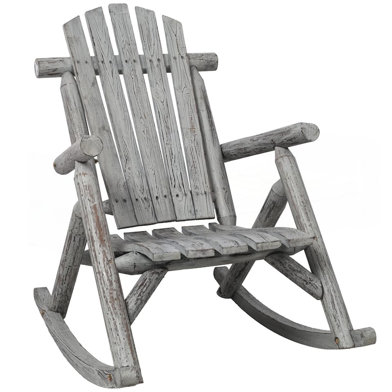 Durable Wooden Porch Rocker Chair