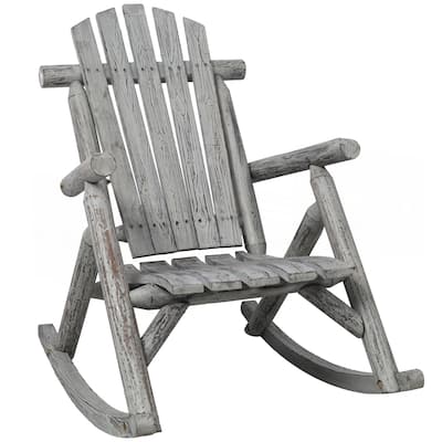 Durable Wooden Porch Rocker Chair