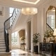 preview thumbnail 7 of 5, 24 in. 8-Light Gold Alabaster Chandelier - 24-inch
