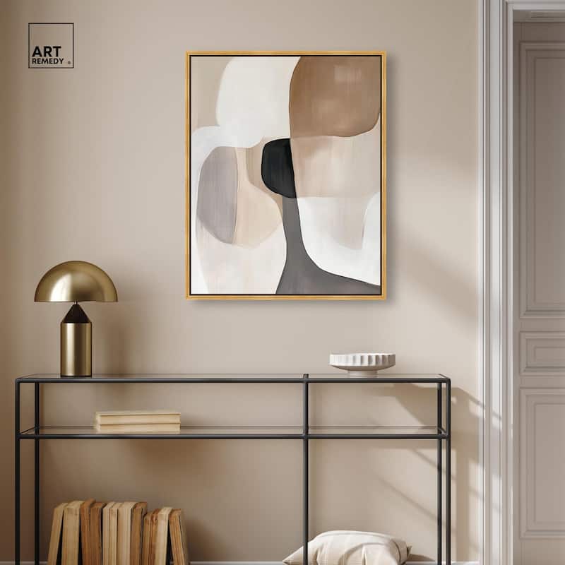 Curvilinear Composition II Canvas by Art Remedy