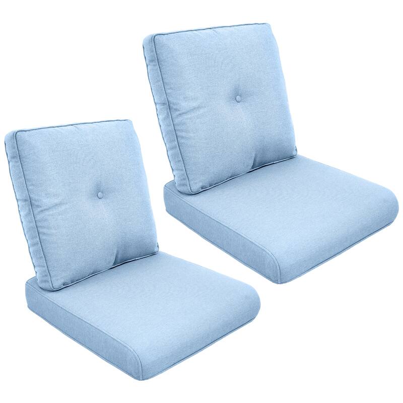 Gymojoy Pillow and Cushion Set Deep Seat Indoor/Outdoor - 25" x 22" x 4"