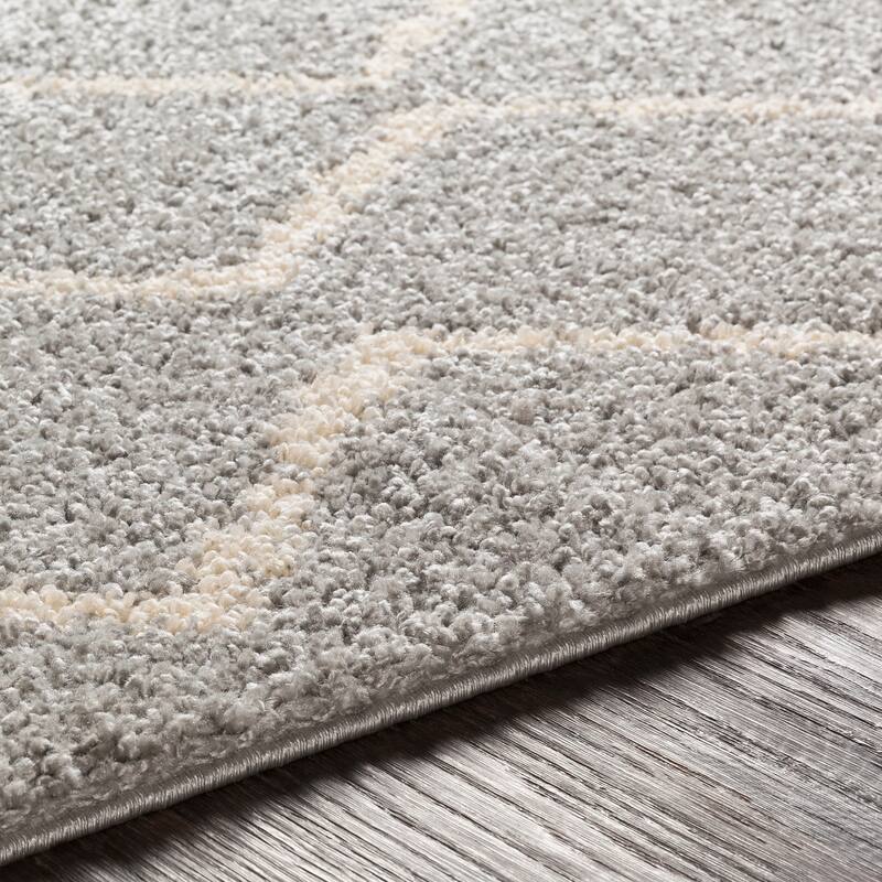 Livabliss Jada Moroccan Stripe Shag Area Rug