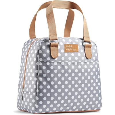 Fit & Fresh 7607FFST2513 Grey Dot Minneola Bag