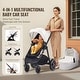 preview thumbnail 25 of 35, Oxford Aluminum Stroller with Bassinet and Adjustable Canopy - 35.4” L x 25.8” W x 43.9” H