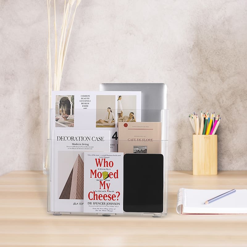 Art Organizer Rack for Book Record Magazine Newspaper