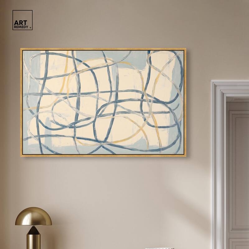 Unbroken Line I Canvas by Art Remedy