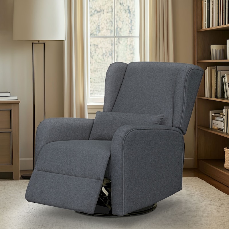 Madison Park Candace Power Recliner 3-in-1 with Swivel, Glider, USB Ports
