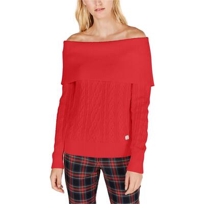 Tommy Hilfiger Womens Solid Pullover Sweater