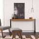 preview thumbnail 7 of 55, SEI Furniture Macen Modern Narrow Industrial Console Table