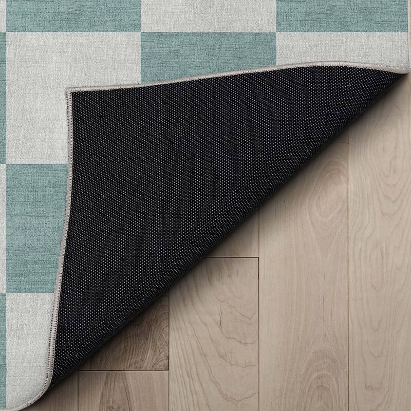 Well Woven Apollo Square Modern Geometric Flat-Weave Area Rug