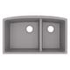 preview thumbnail 38 of 76, Karran Undermount Quartz Double Bowl Kitchen Sink