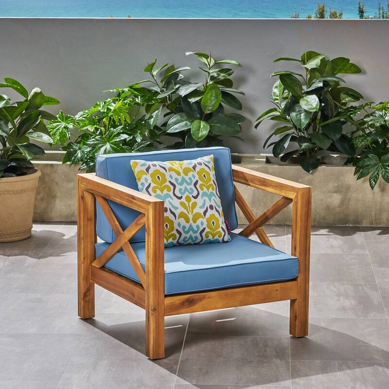 CLUB CHAIR for Outdoor Relaxation and Socializing - Blue