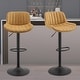 preview thumbnail 38 of 60, Art Leon Adjustable Height Swivel Barstool, Set of 2