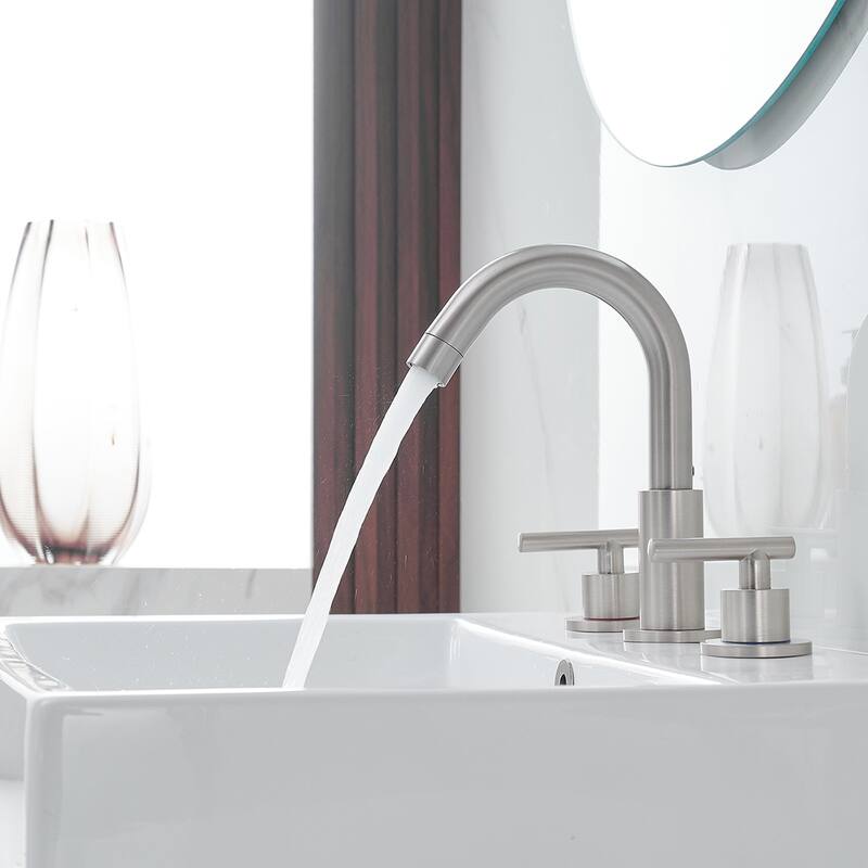 Doulble Handle Bathroom Sink Faucet
