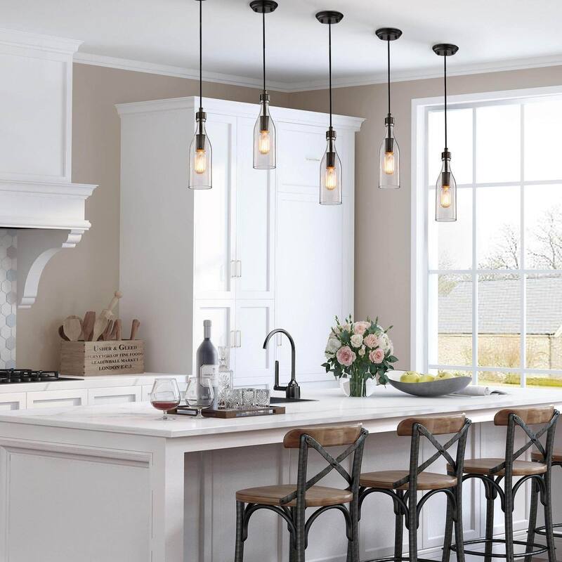 The Gray Barn Heavenly Winds 1-light Glass Hanging Pendant Lights - D5" x H11.2"