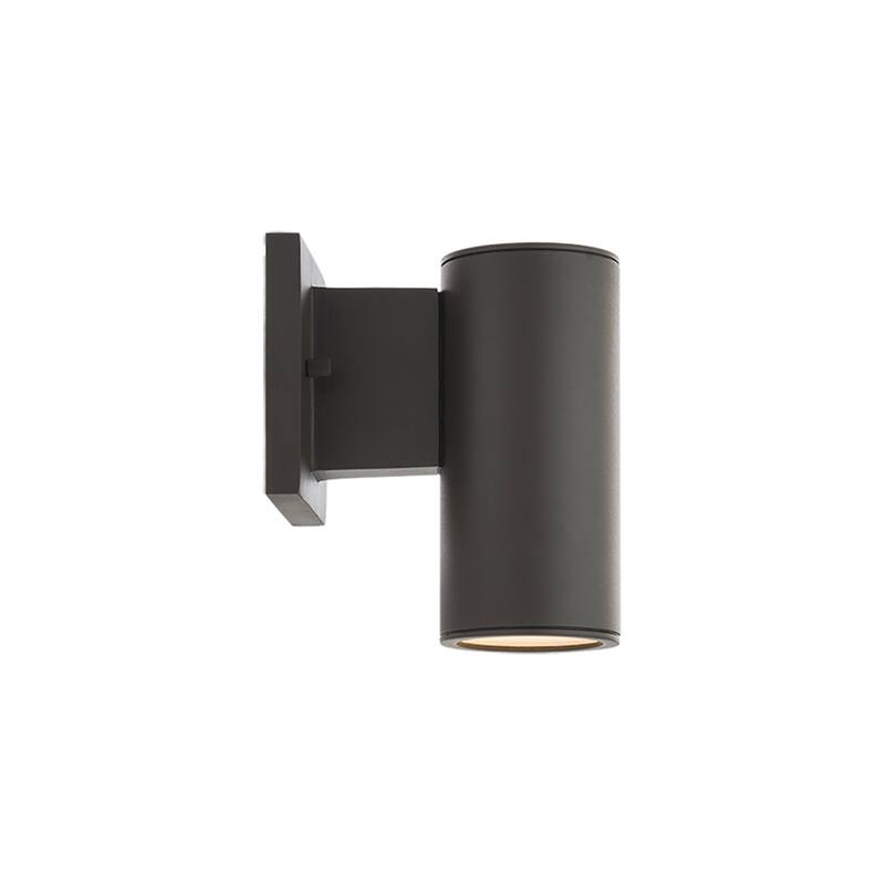 WAC Lighting Cylinder 7" Tall Single Light LED Outdoor Wall Sconce -