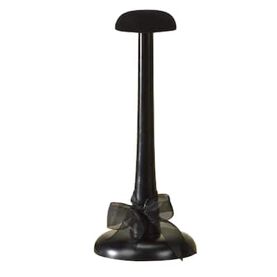 Black Wooden Hat Stand