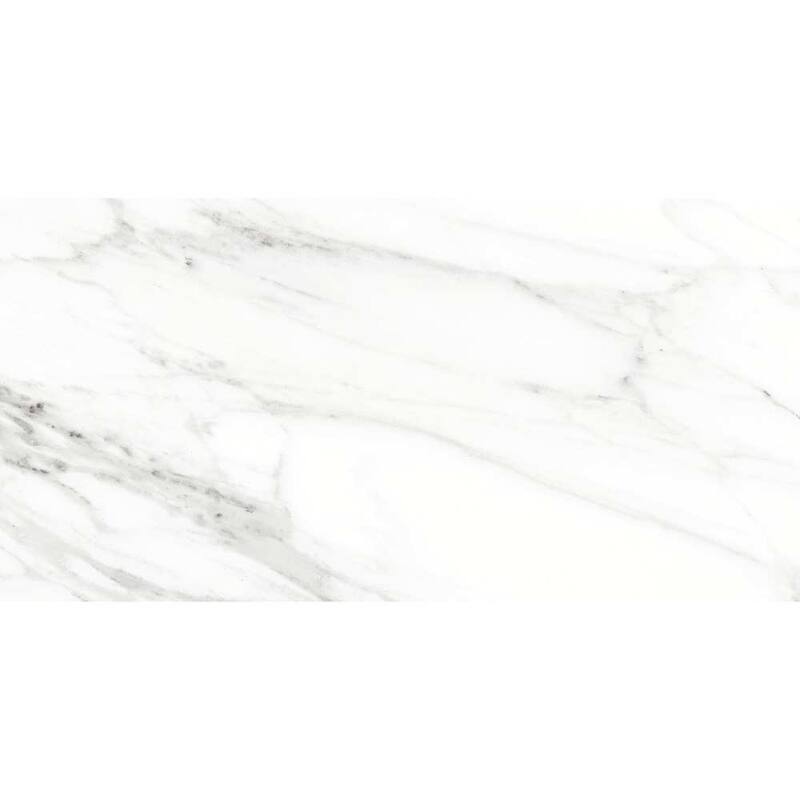 The Tile Life Belus 24x48 White Porcelain Floor & Wall Tile