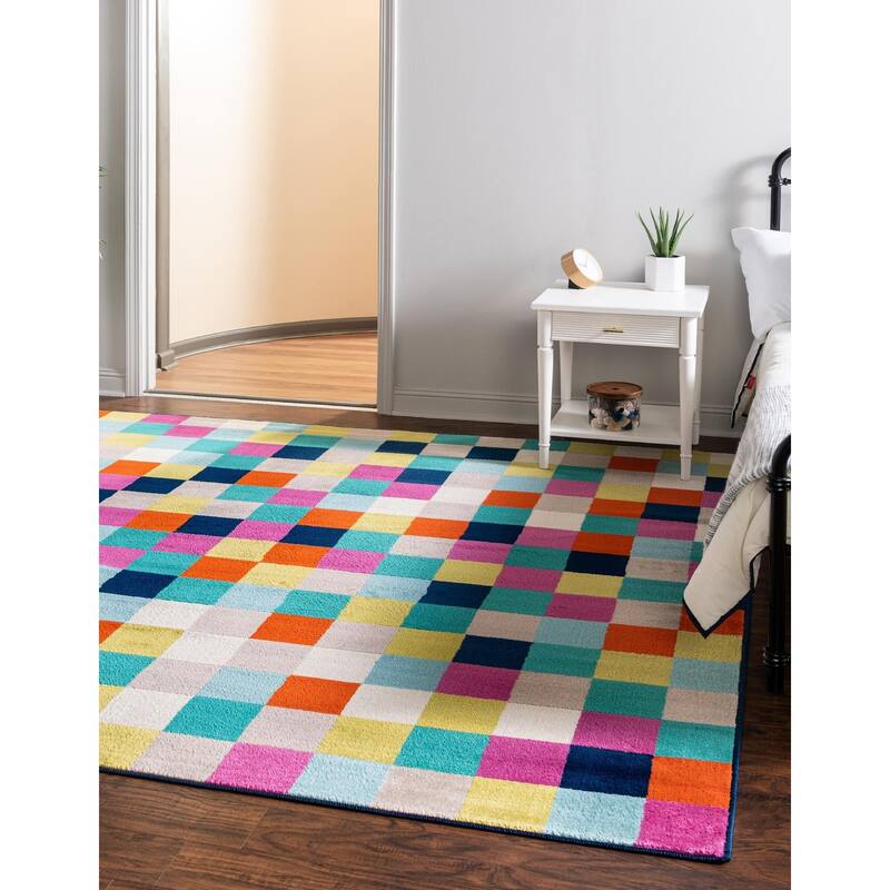 Contemporary Chorisia Collection Area Rug