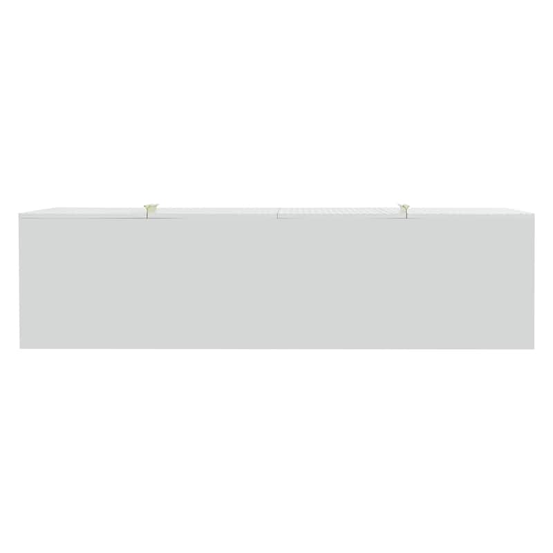 Buffet Cabinet Wave Stripe Design Sideboard with Gold Handles and Legs, TV Console Table Accent Cabinet with Adjustable Shelves