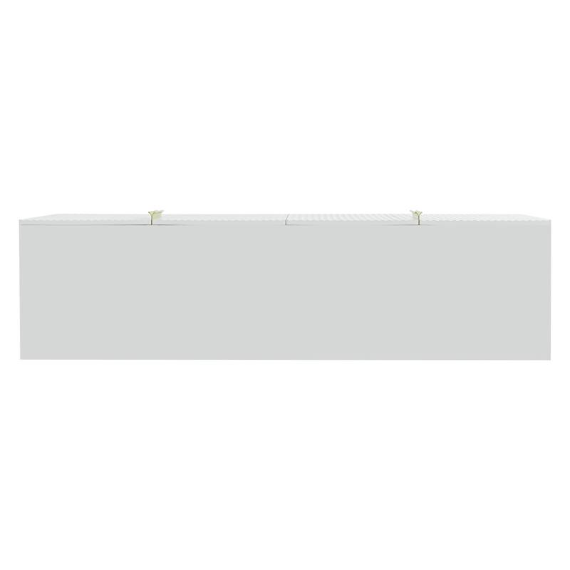 White Sideboard Buffet Cabinet Adjustable Shelves Accent Storage Cabinet