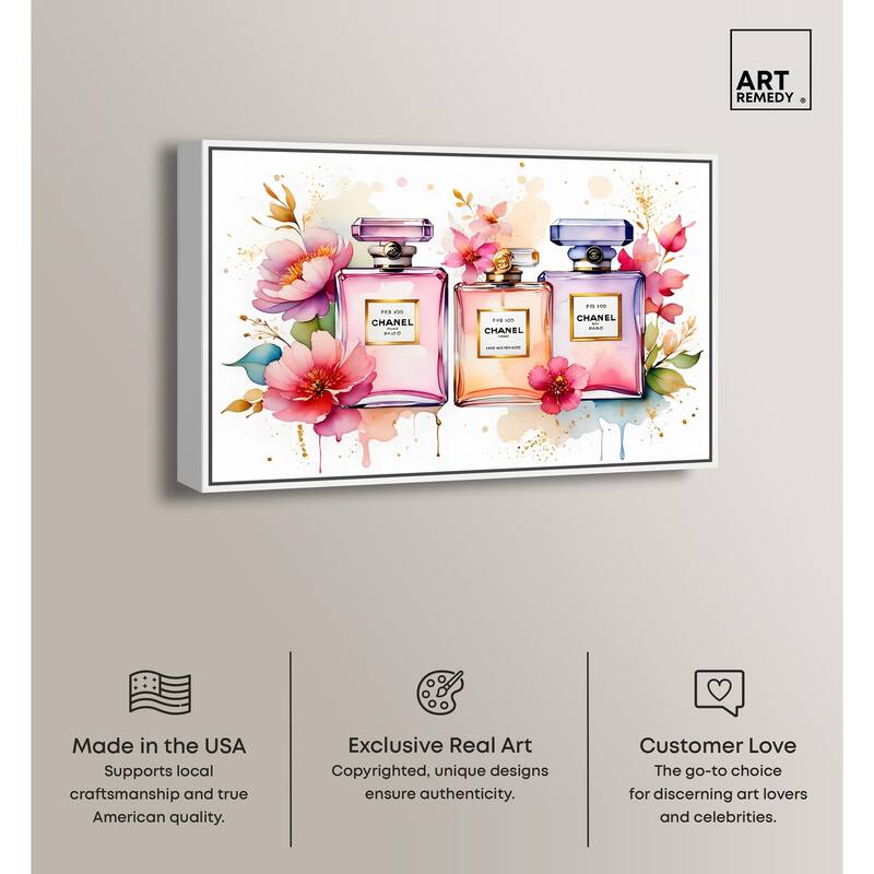 Floral Fragrance Canvas by Art Remedy