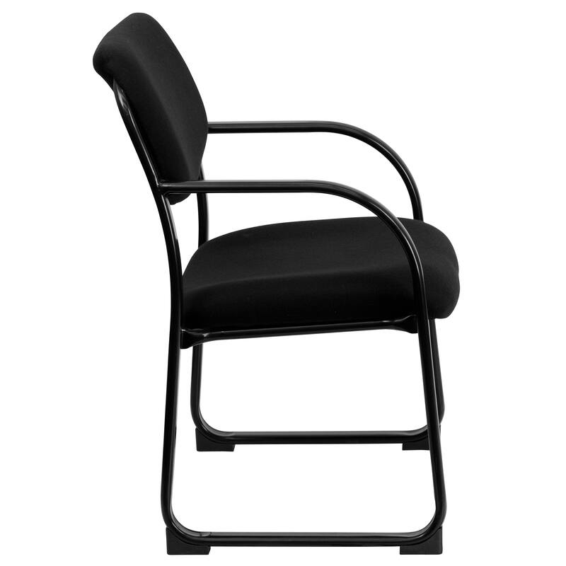 Fabric Executive Side Reception Chair with Sled Base