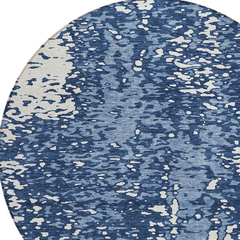 HomeRoots Abstract Transitional Rectangle Outdoor Rug