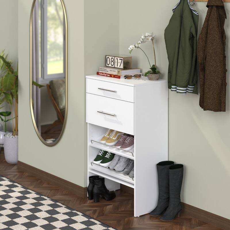 ClosetMaid SuiteSymphony 25-inch Wide Angled Shoe Shelves (2-Pack)