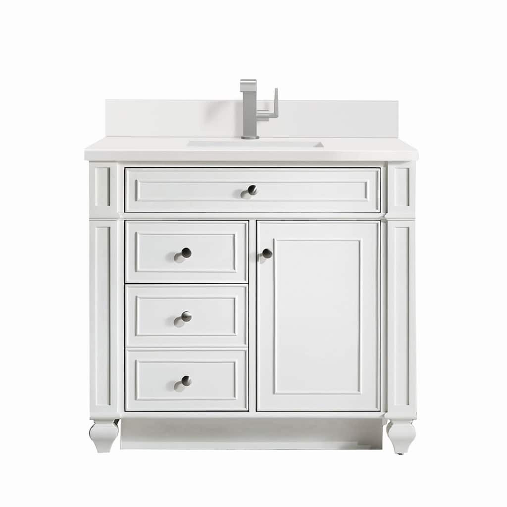 James Martin Vanities 157-V36-1WZ Bristol 36" Single Basin Walnut Wood