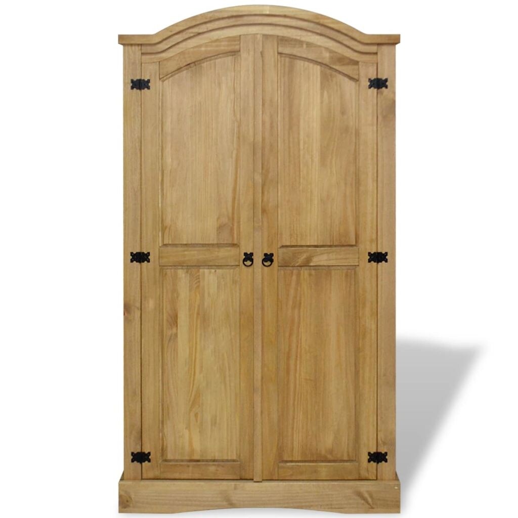 Vidaxl Wardrobe Mexican Pine Corona Range 2 Doors Overstock 26292439