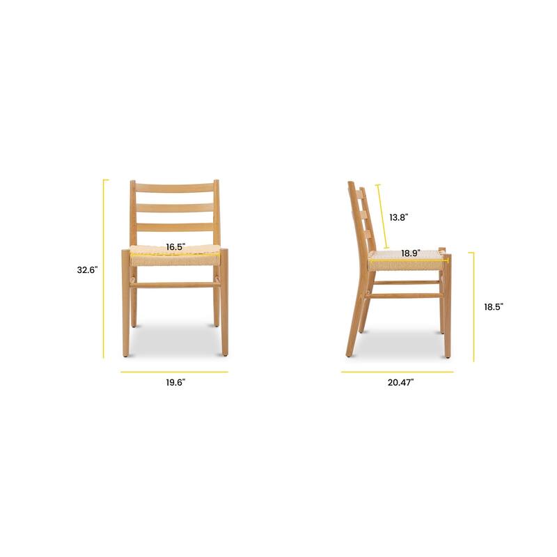 Poly and Bark Ray Dining Chair (Set of 2)