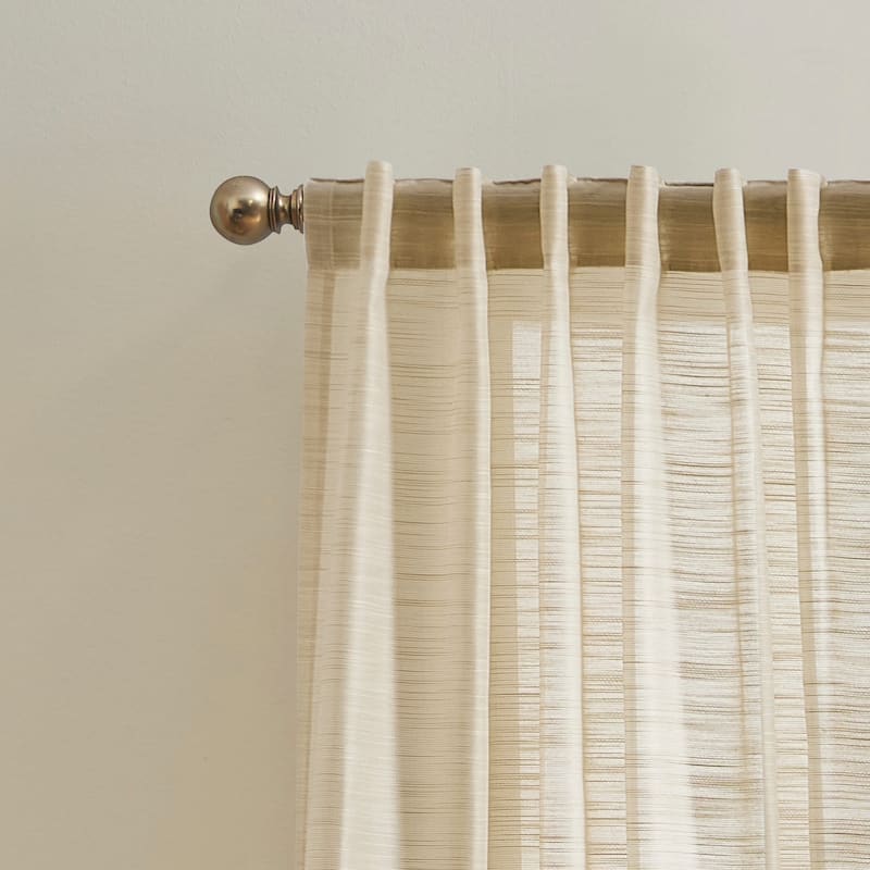 DKNY Salon Backtab Curtain Panel Pair